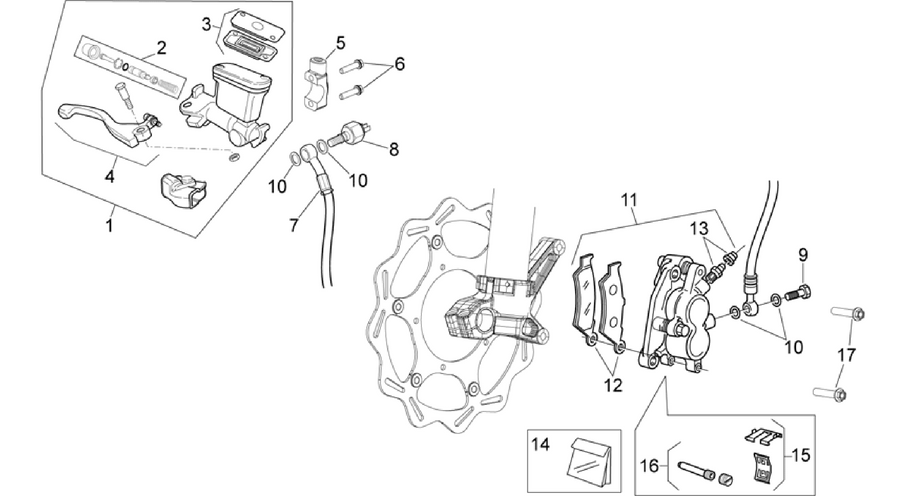 Front brake system I