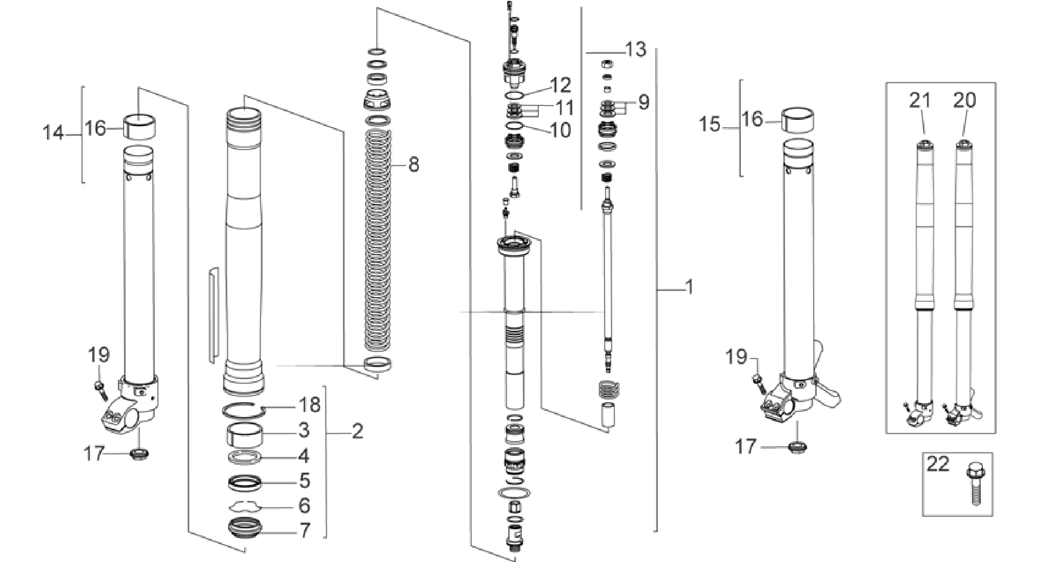 Front fork III