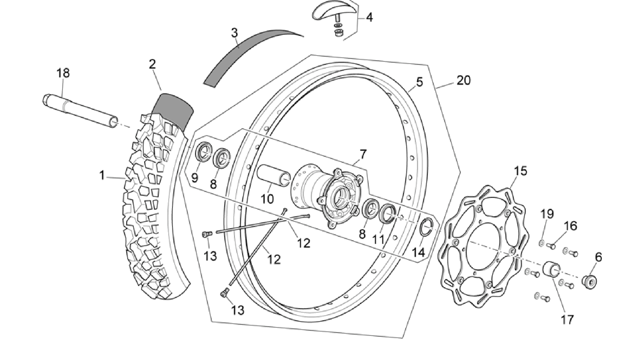 Front wheel I