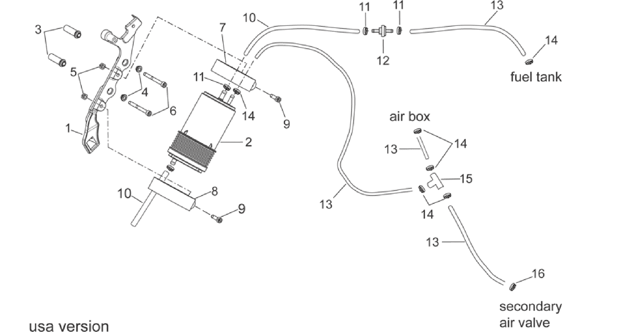 Fuel vapour recover system