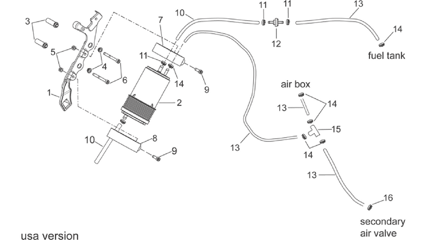 Fuel vapour recover system