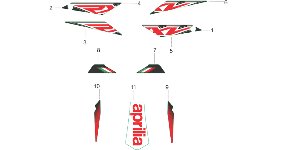 Rear body Decals