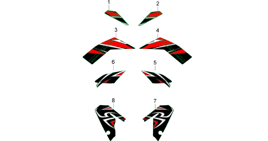 Central body Decals