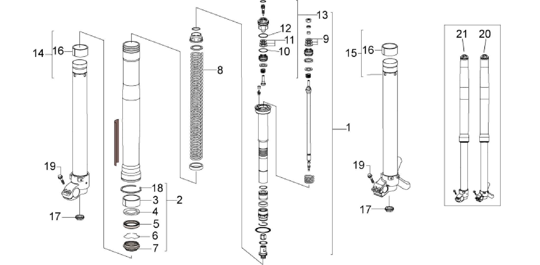 Front fork I
