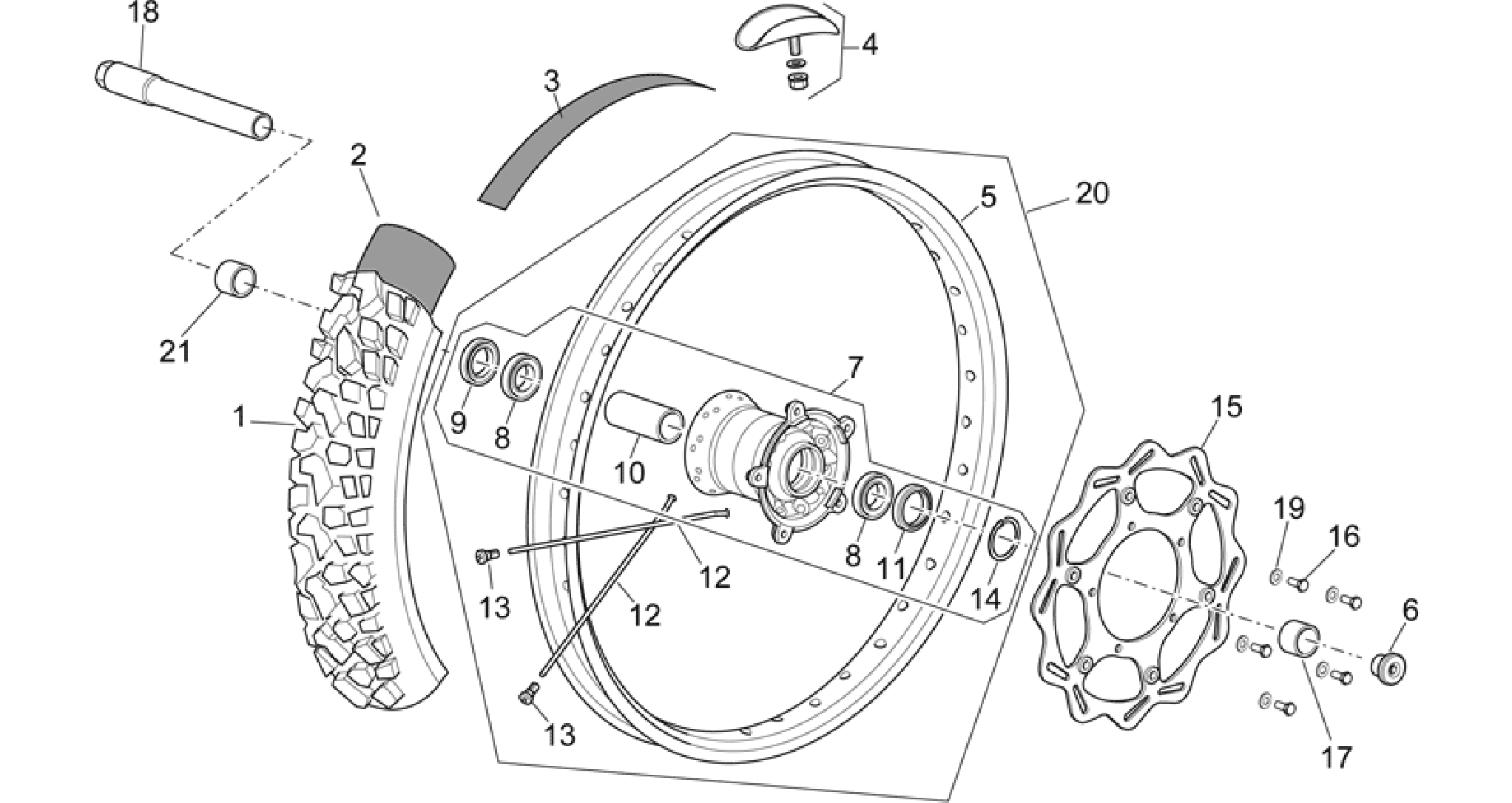 Front wheel I