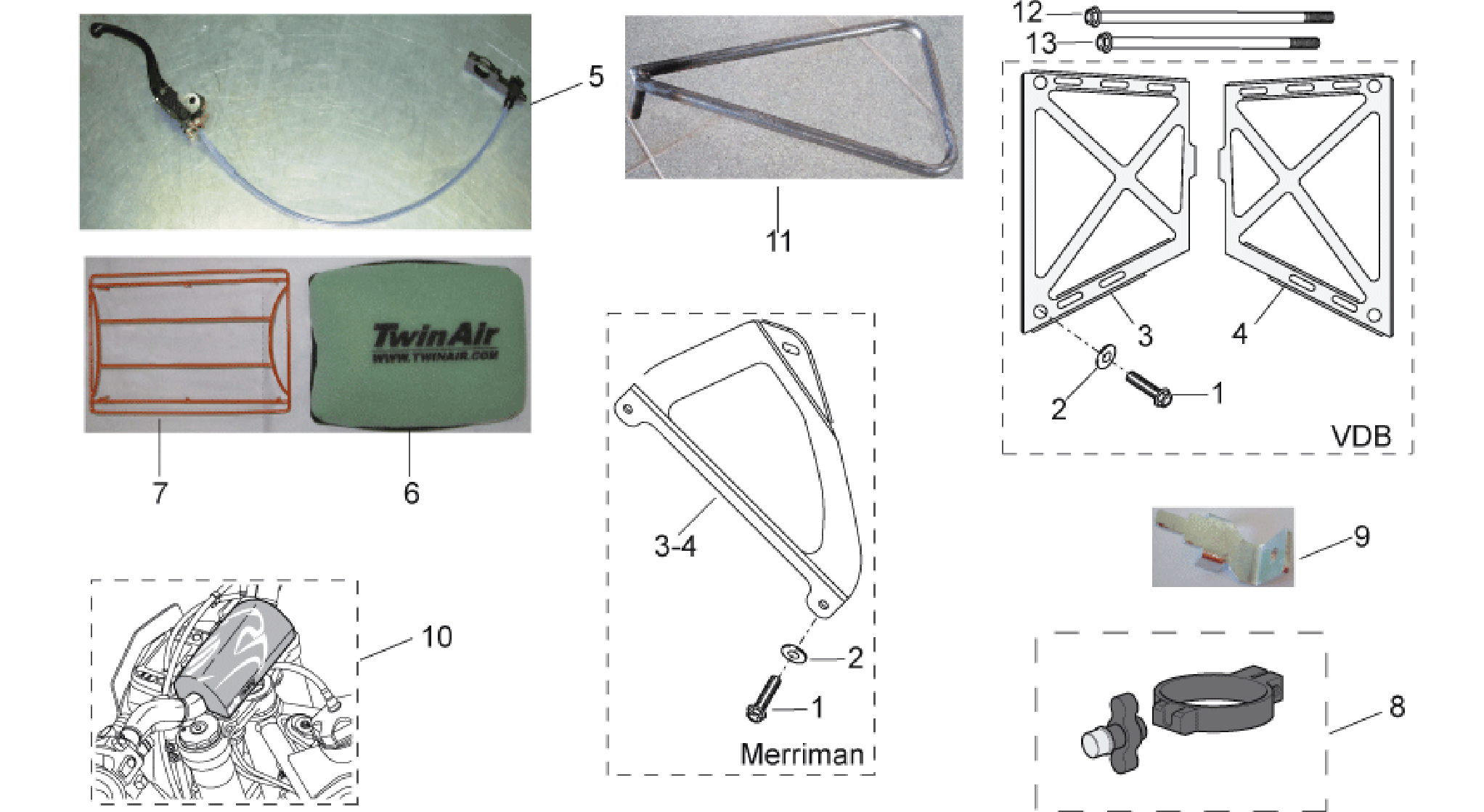 VDB and Merriman components