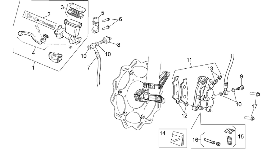 Front brake system