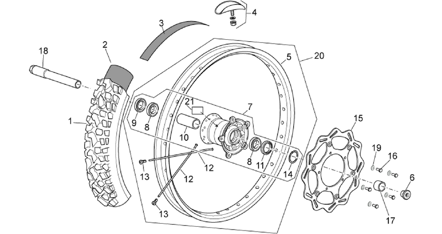 Front wheel