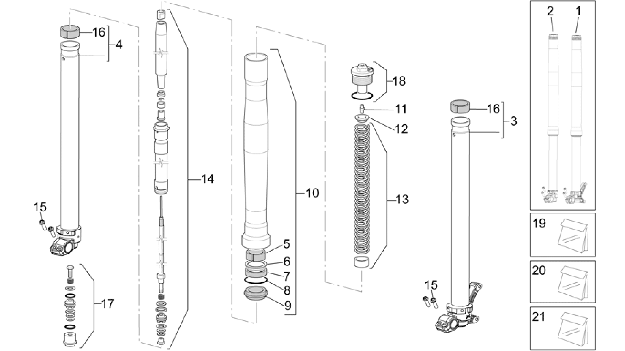 Front fork I