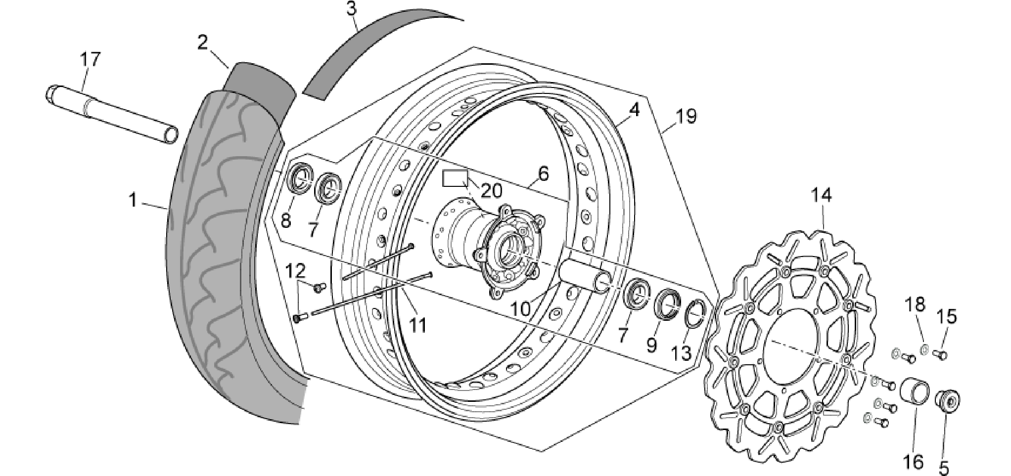 Front wheel