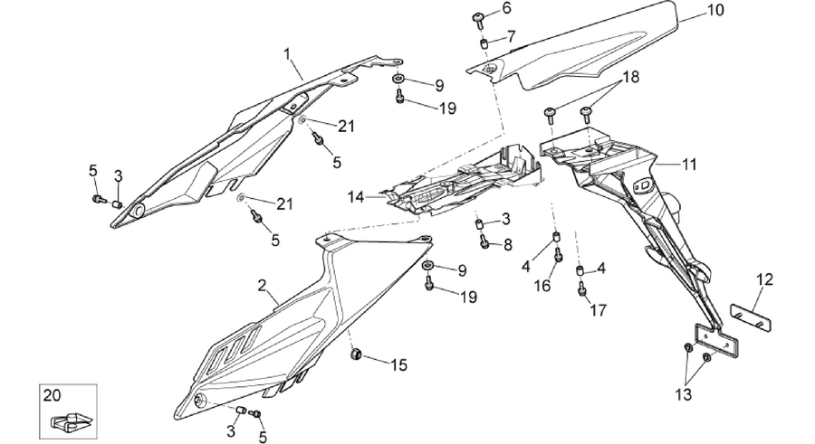 Rear body I
