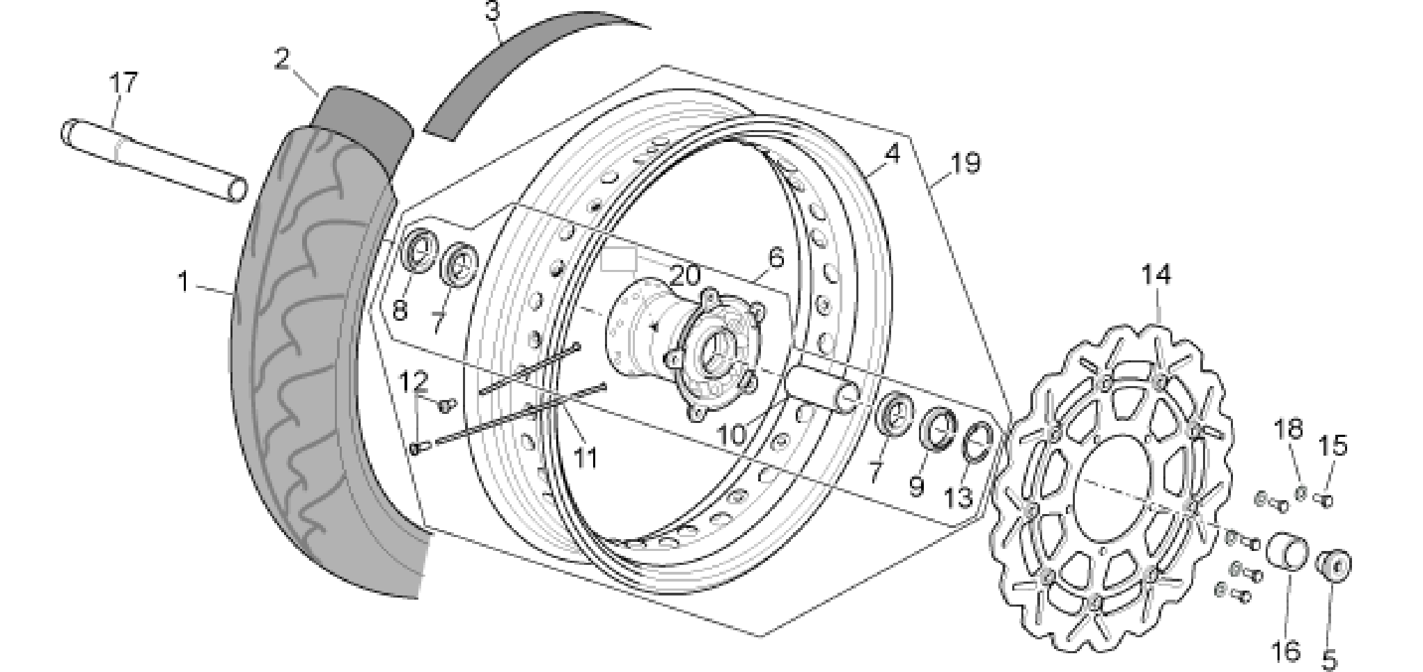 Front wheel