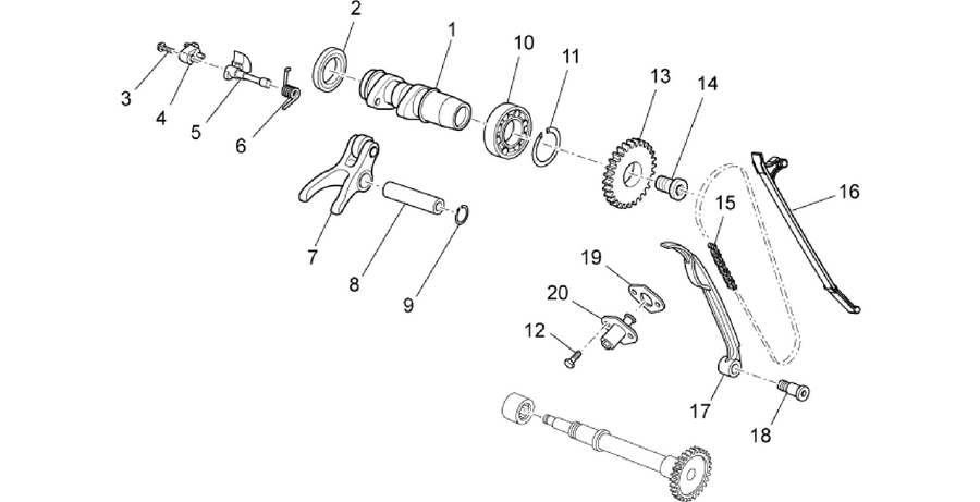 Front cylinder timing system