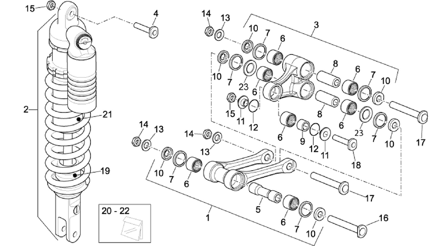 Rear shock absorber