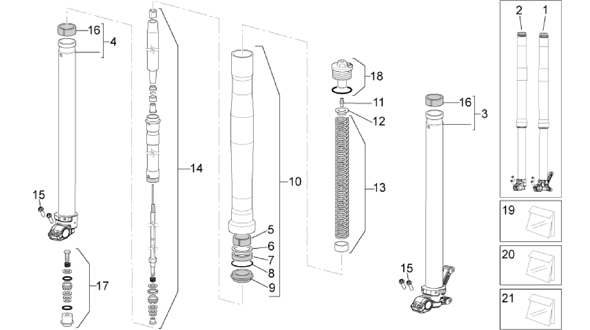 Front fork I