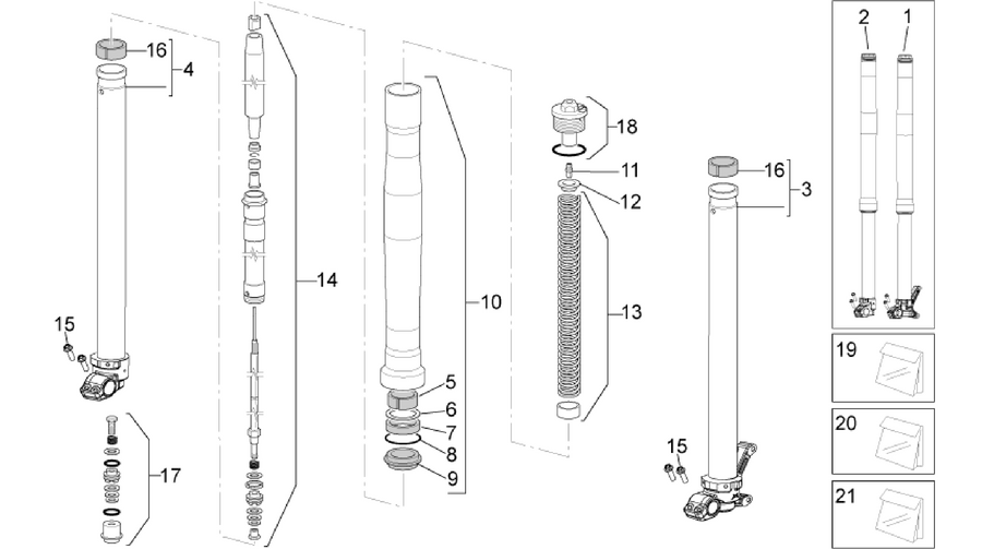 Front fork I