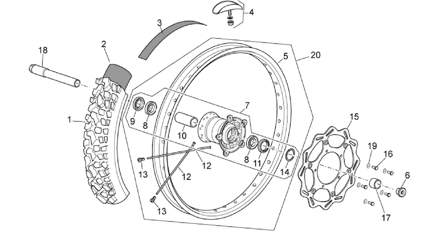 Front wheel I
