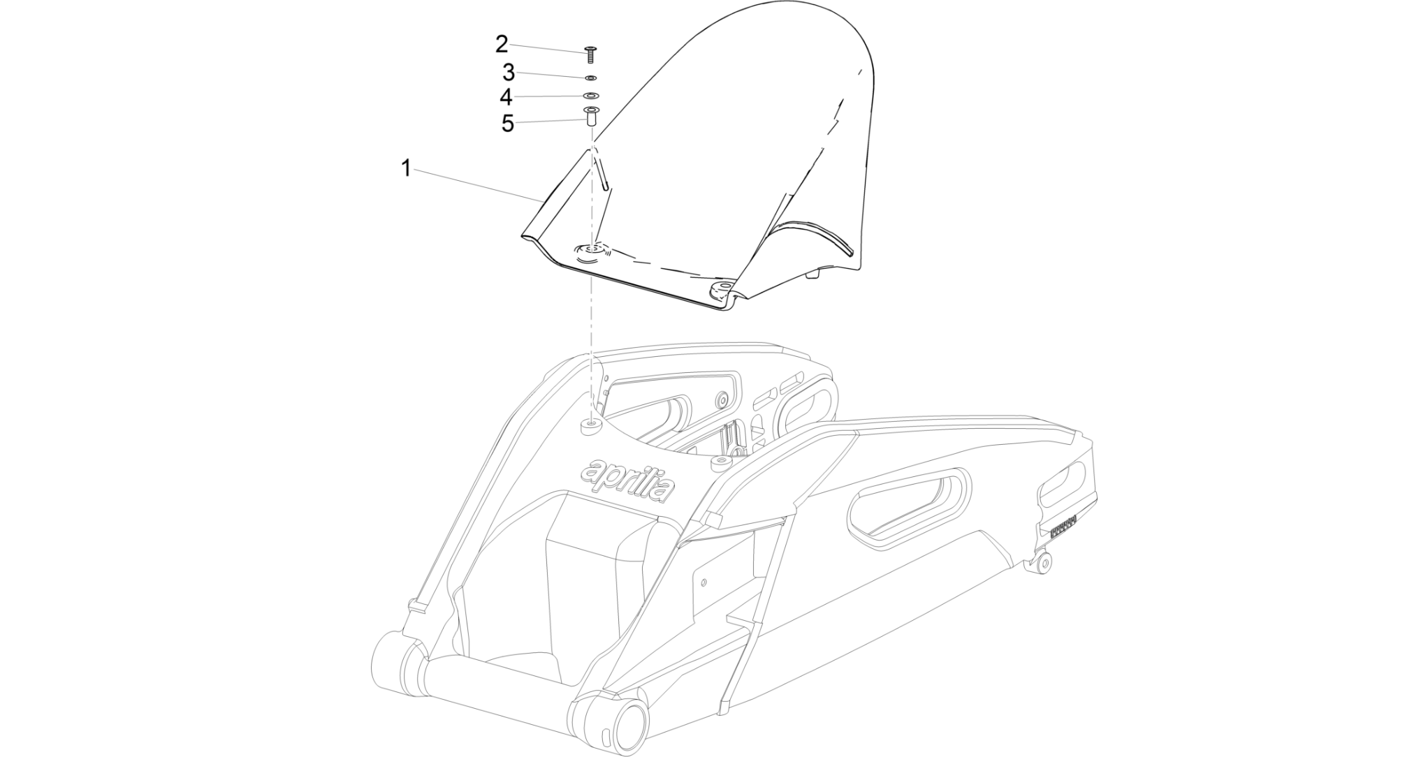 Rear mudguard
