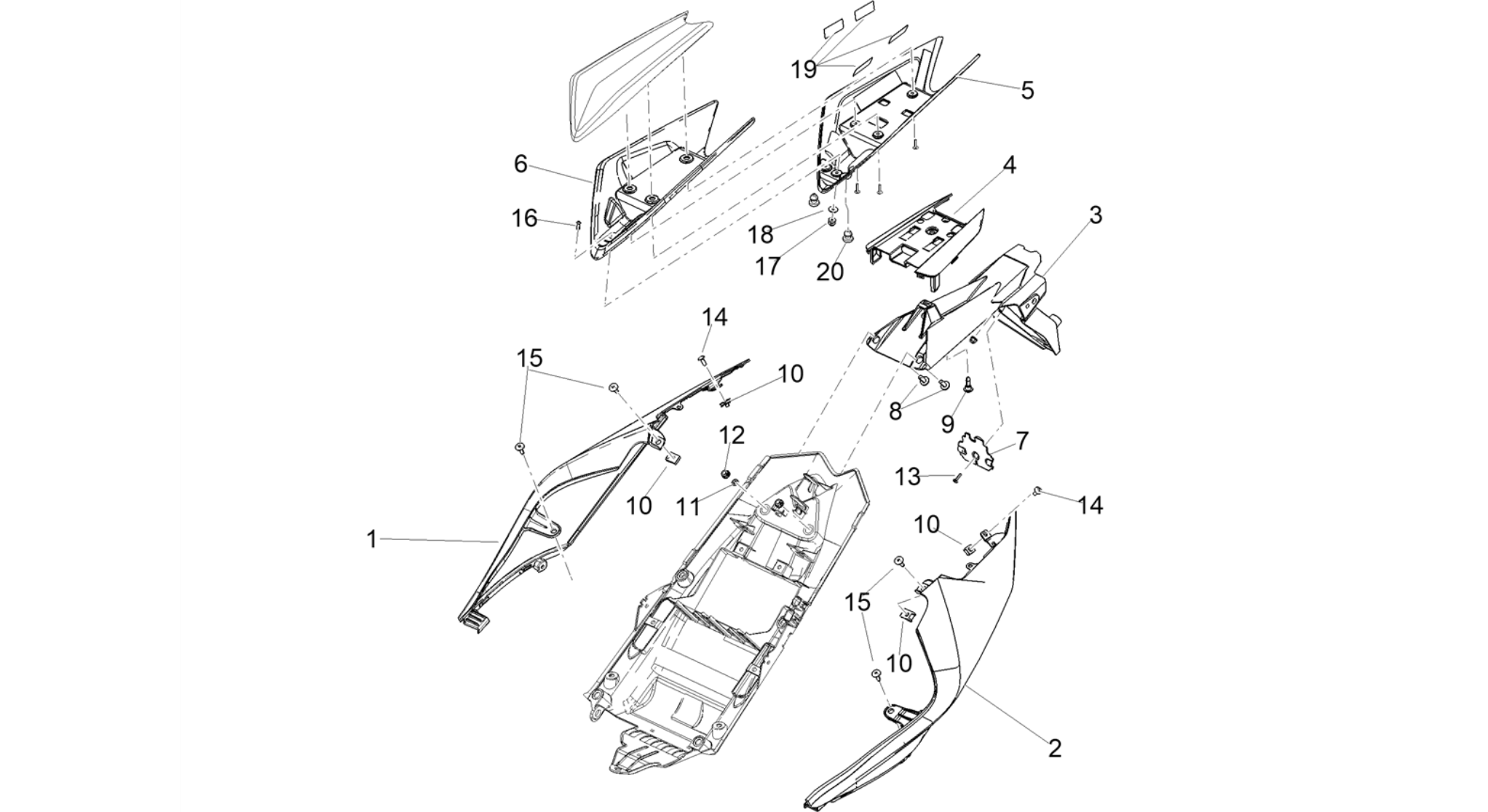 Rear body