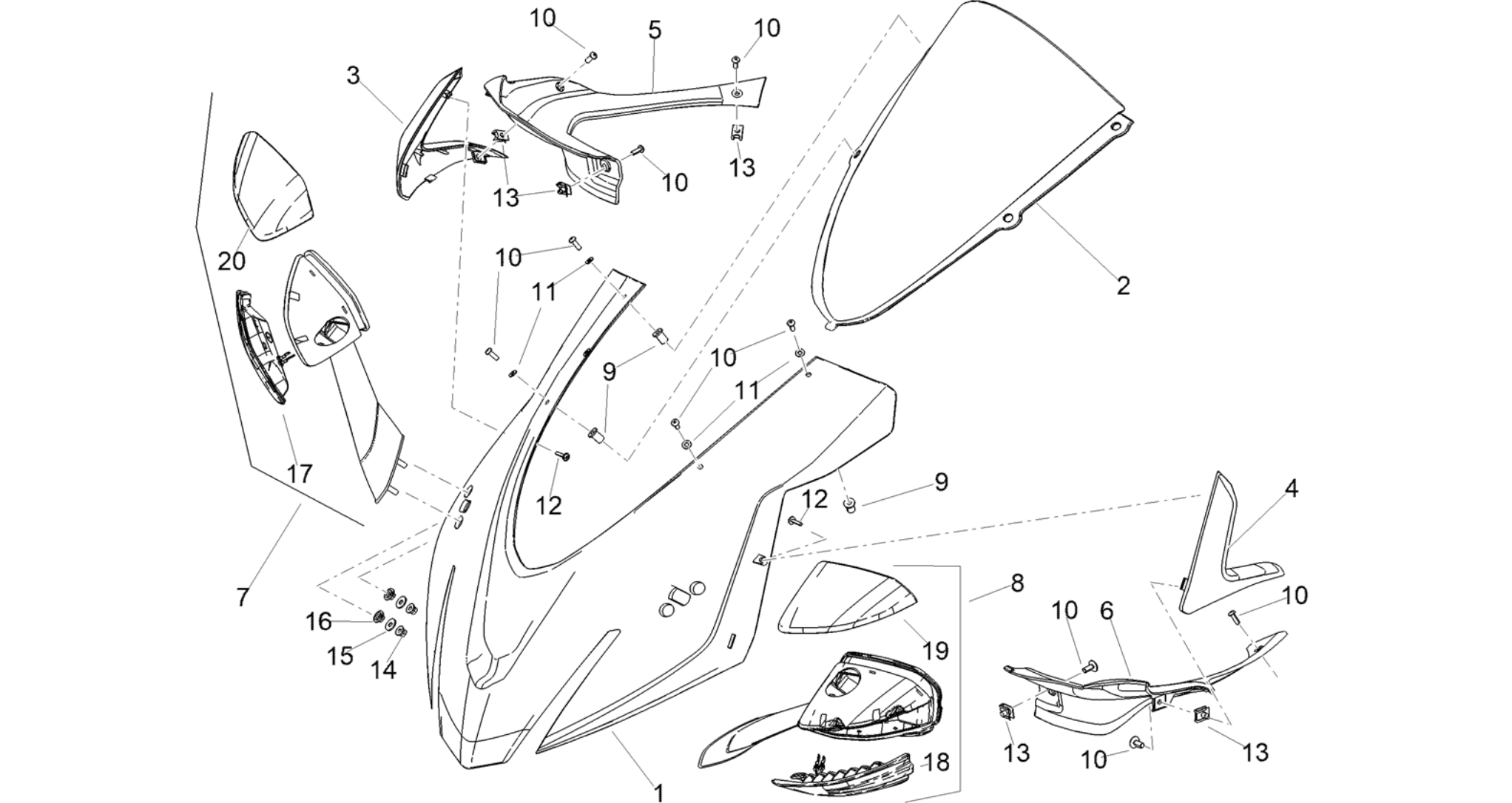 Front fairing