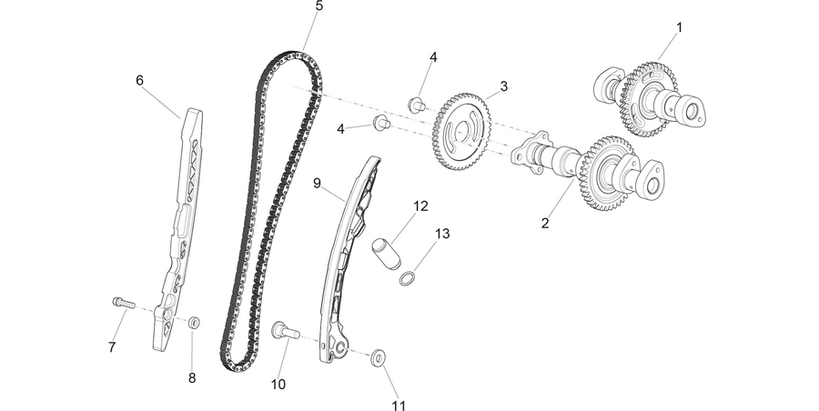 Rear cylinder timing system