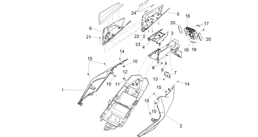 Rear body