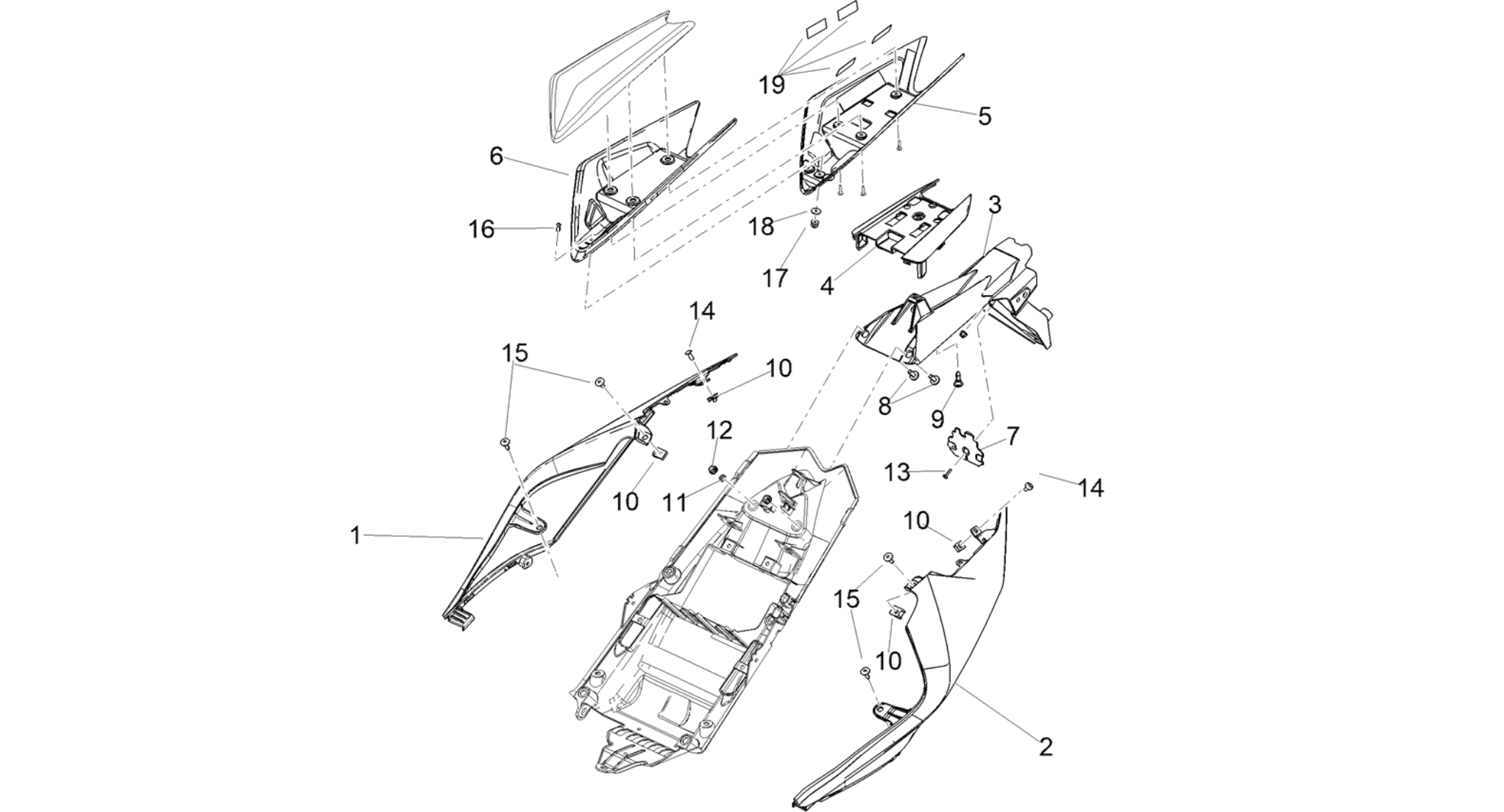 Rear body