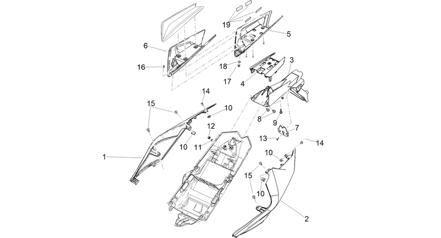Rear body