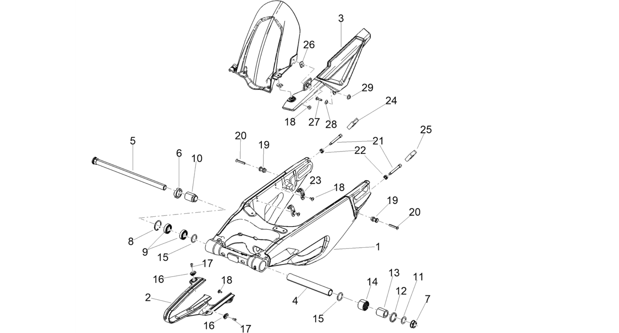 Swing arm