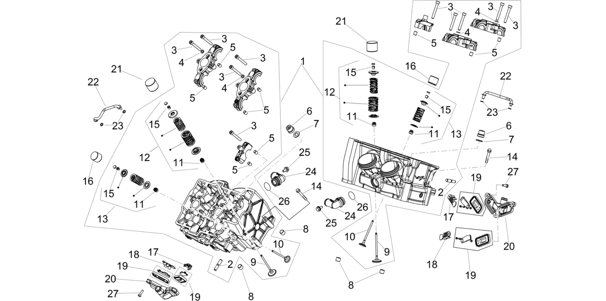 Cylinder head - valves