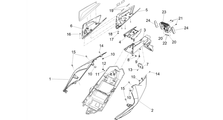 Rear body