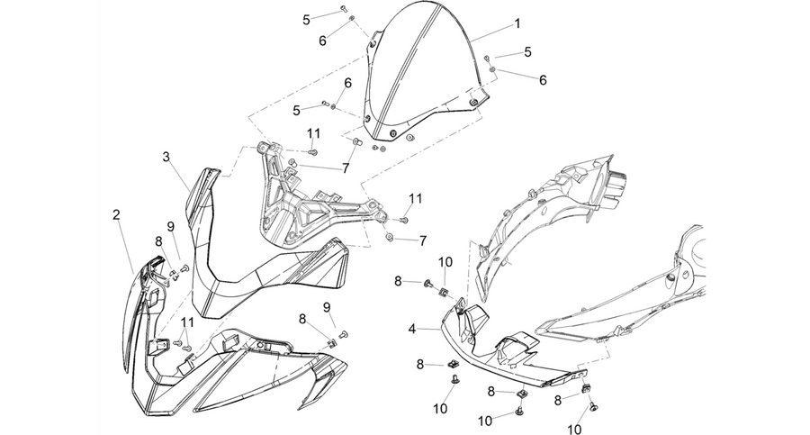 Front fairing