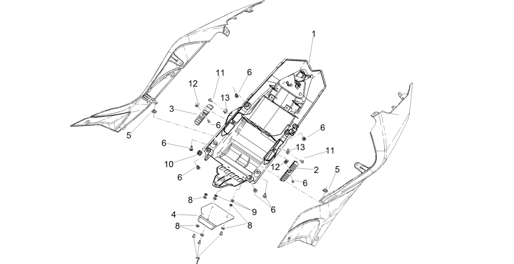 Saddle compartment