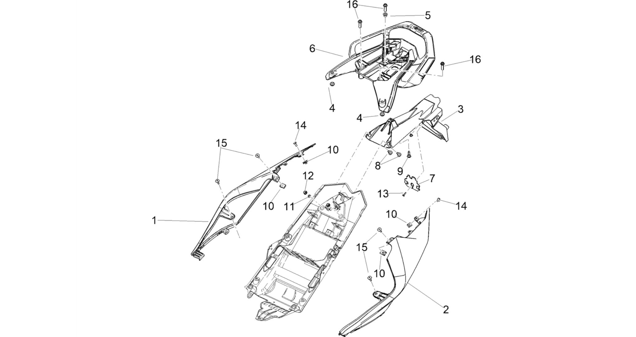 Rear body