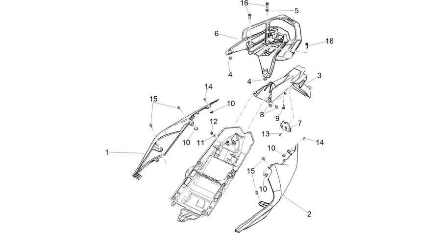 Rear body