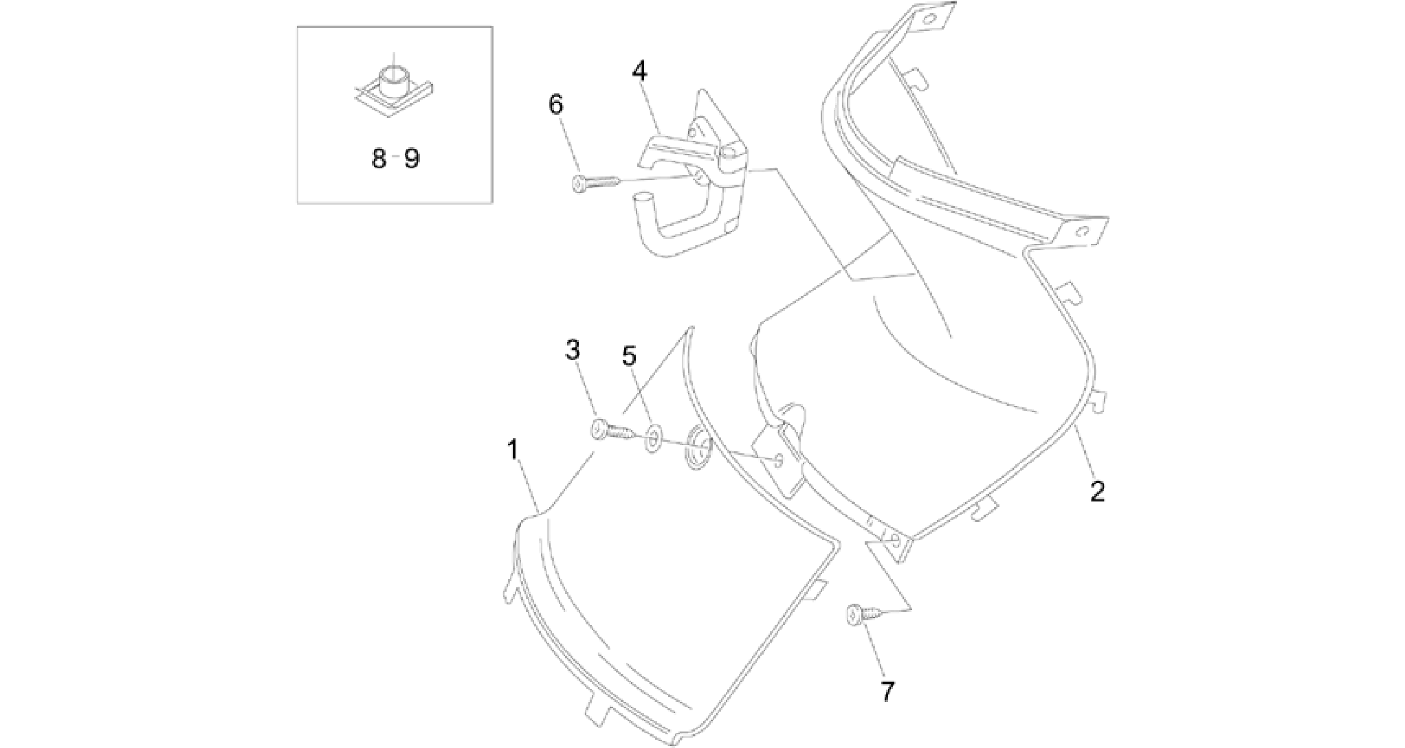 Rear body I