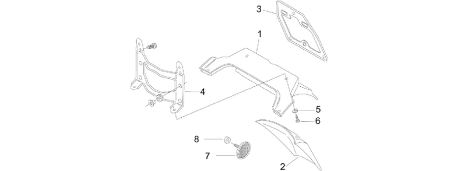 Rear body V