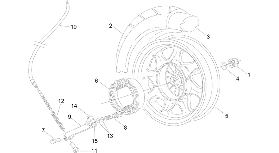 Rear wheel