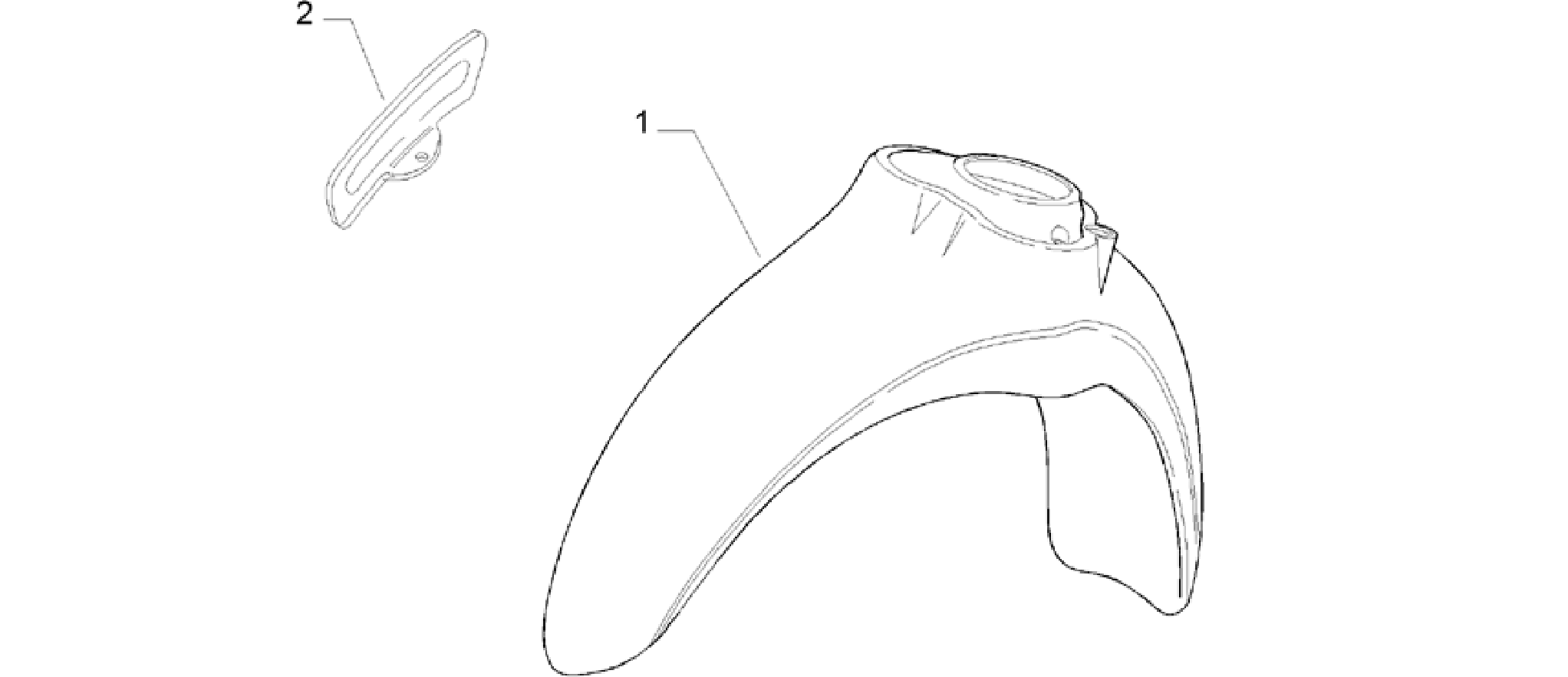 Front mudguard