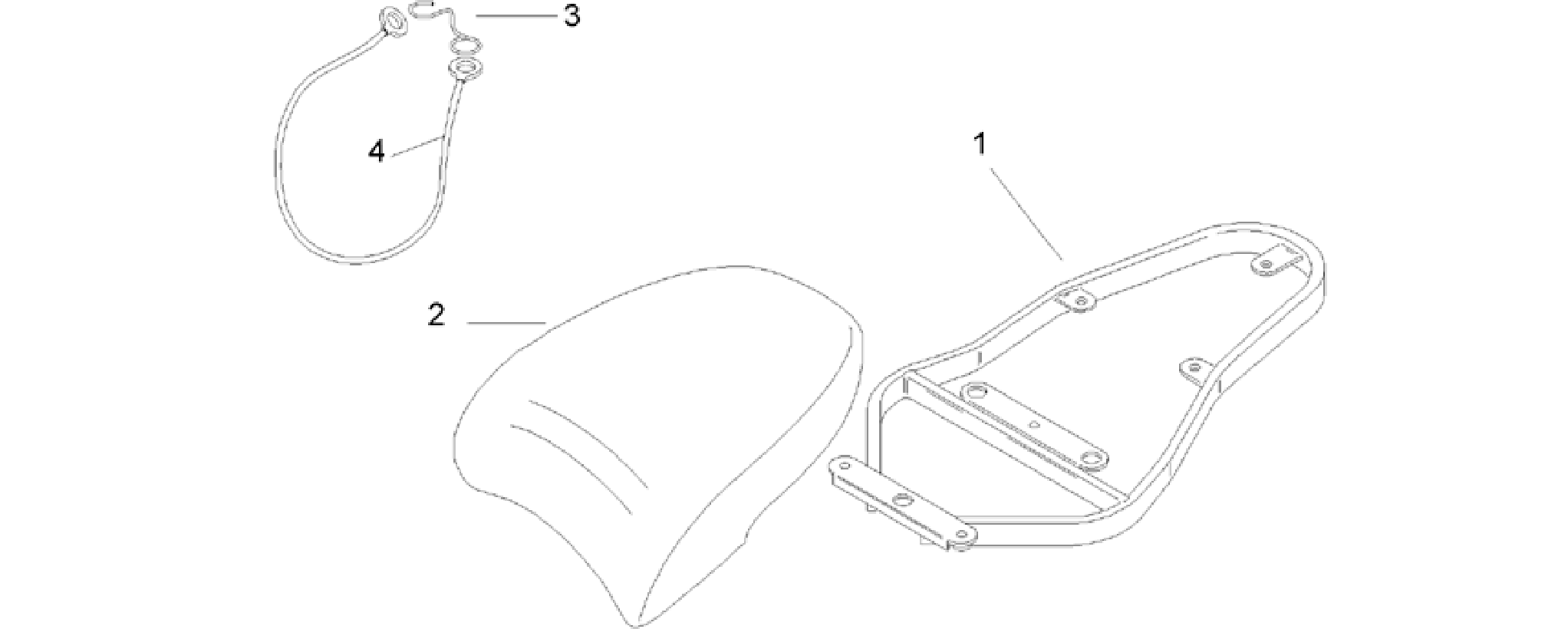 Passenger saddle