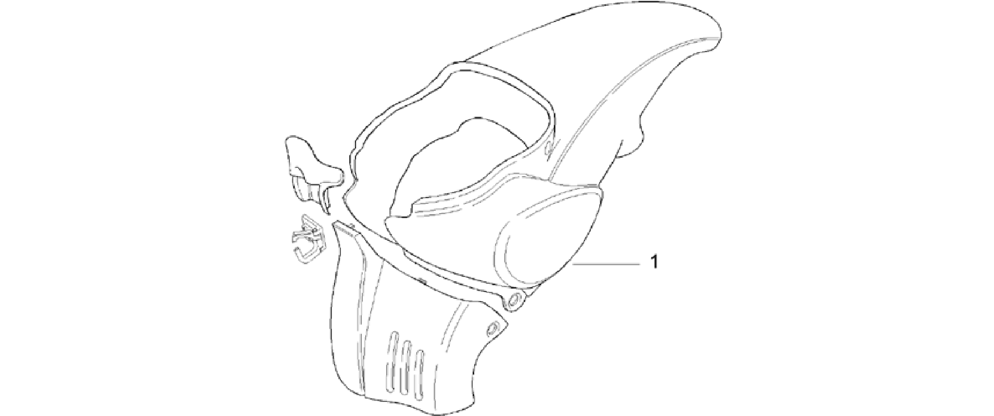 Rear fairing