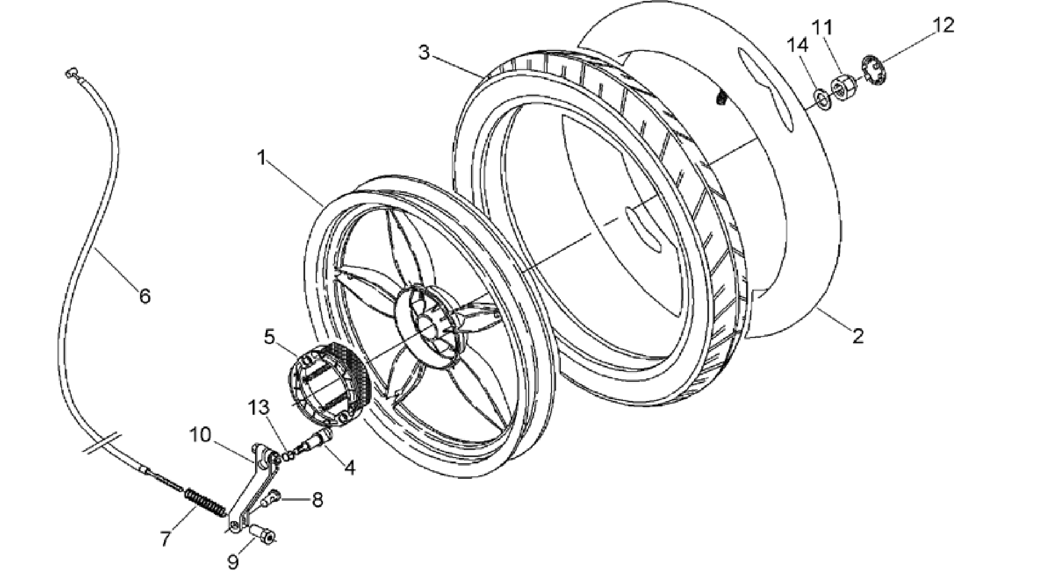 Rear wheel