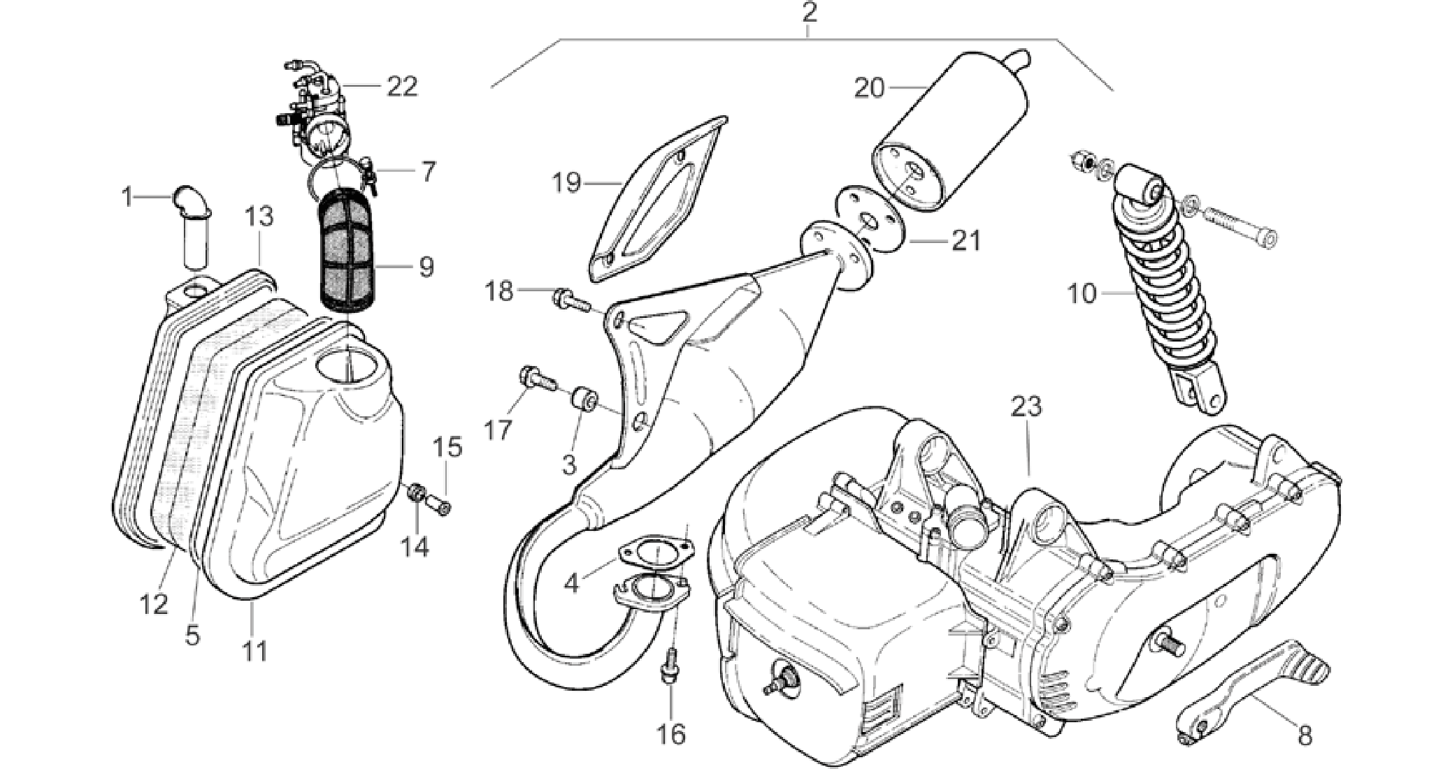 Exhaust unit