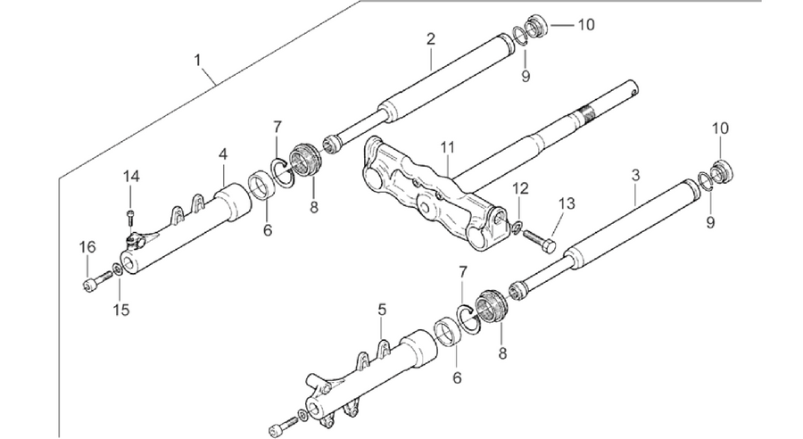 Front fork Marzocchi