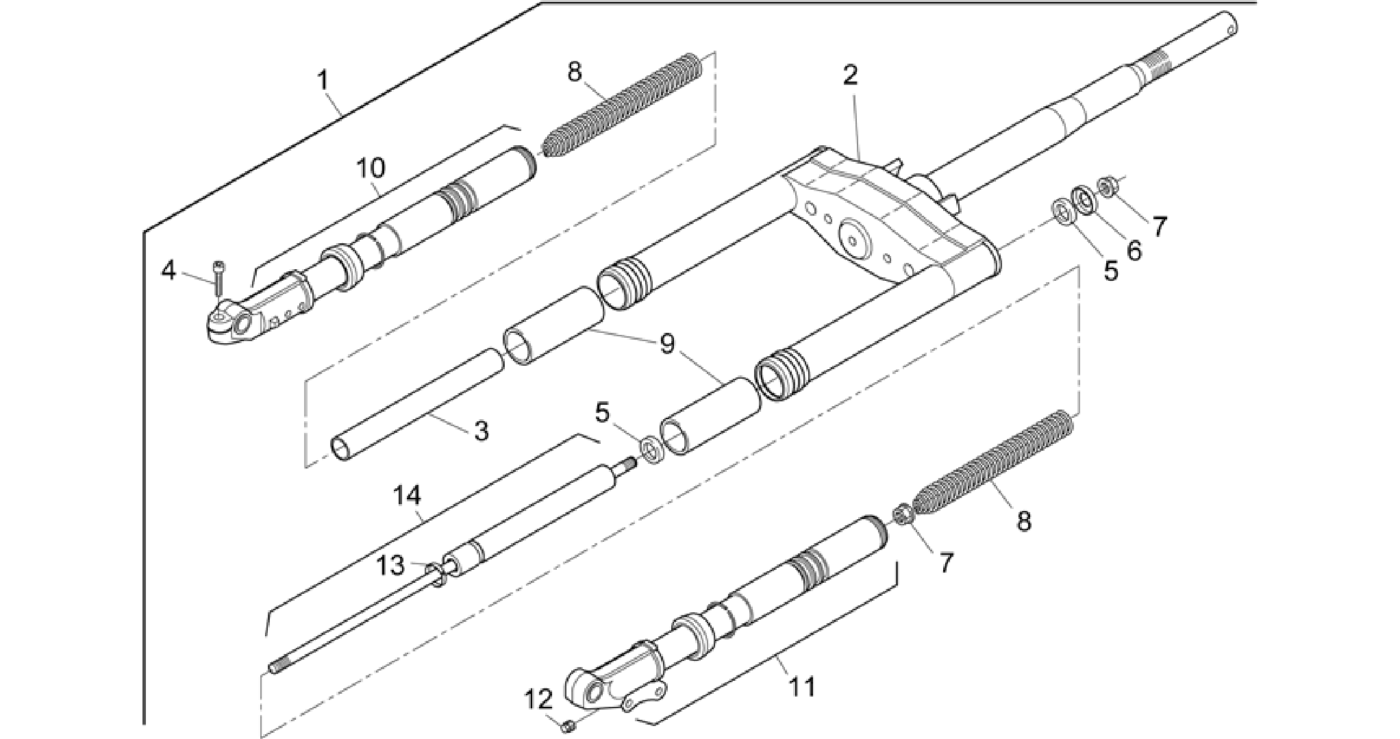 Front fork I