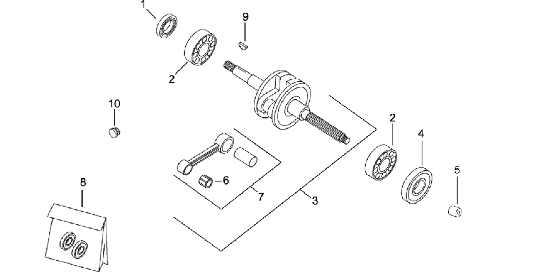 Connecting rod group