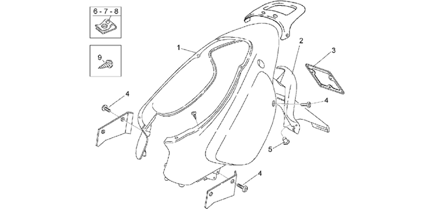 Rear body I