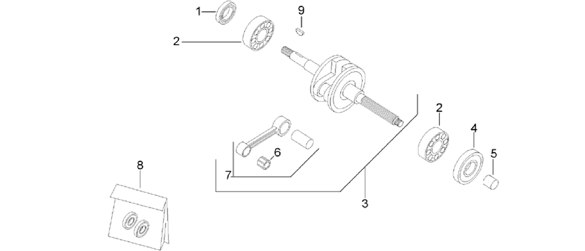 Connecting rod group