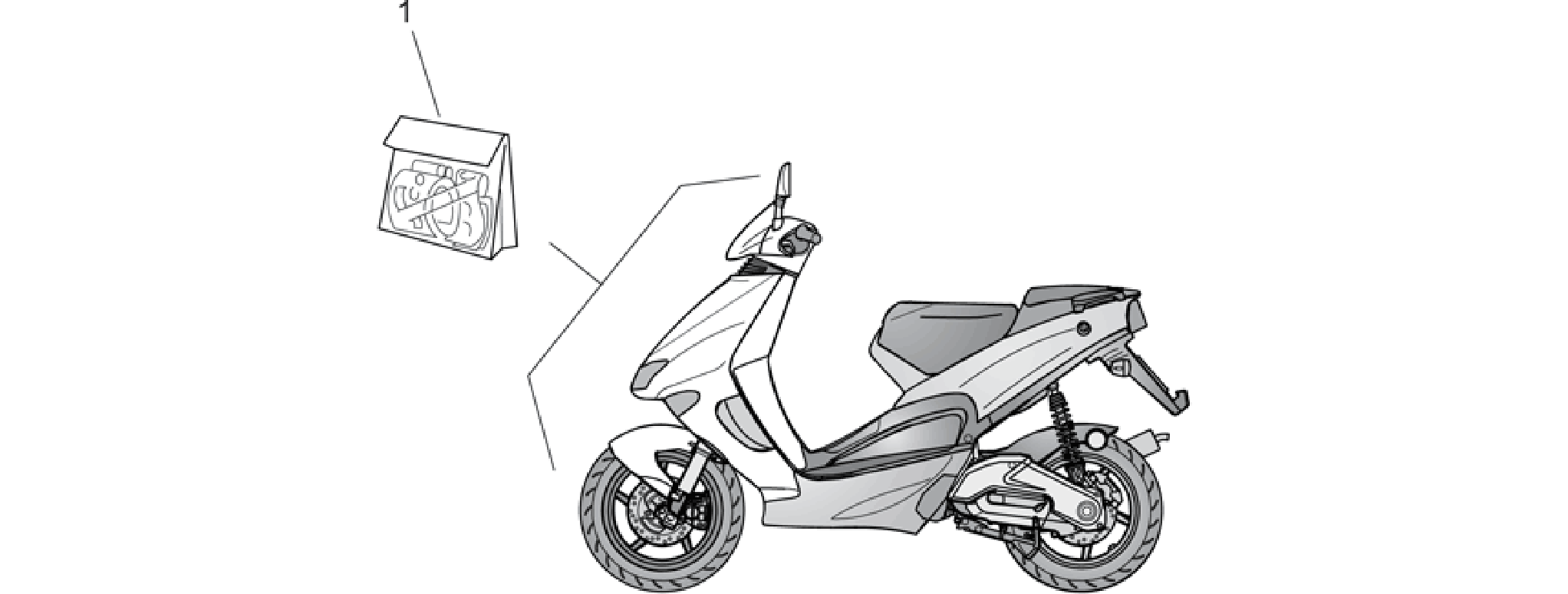 Front body decal set