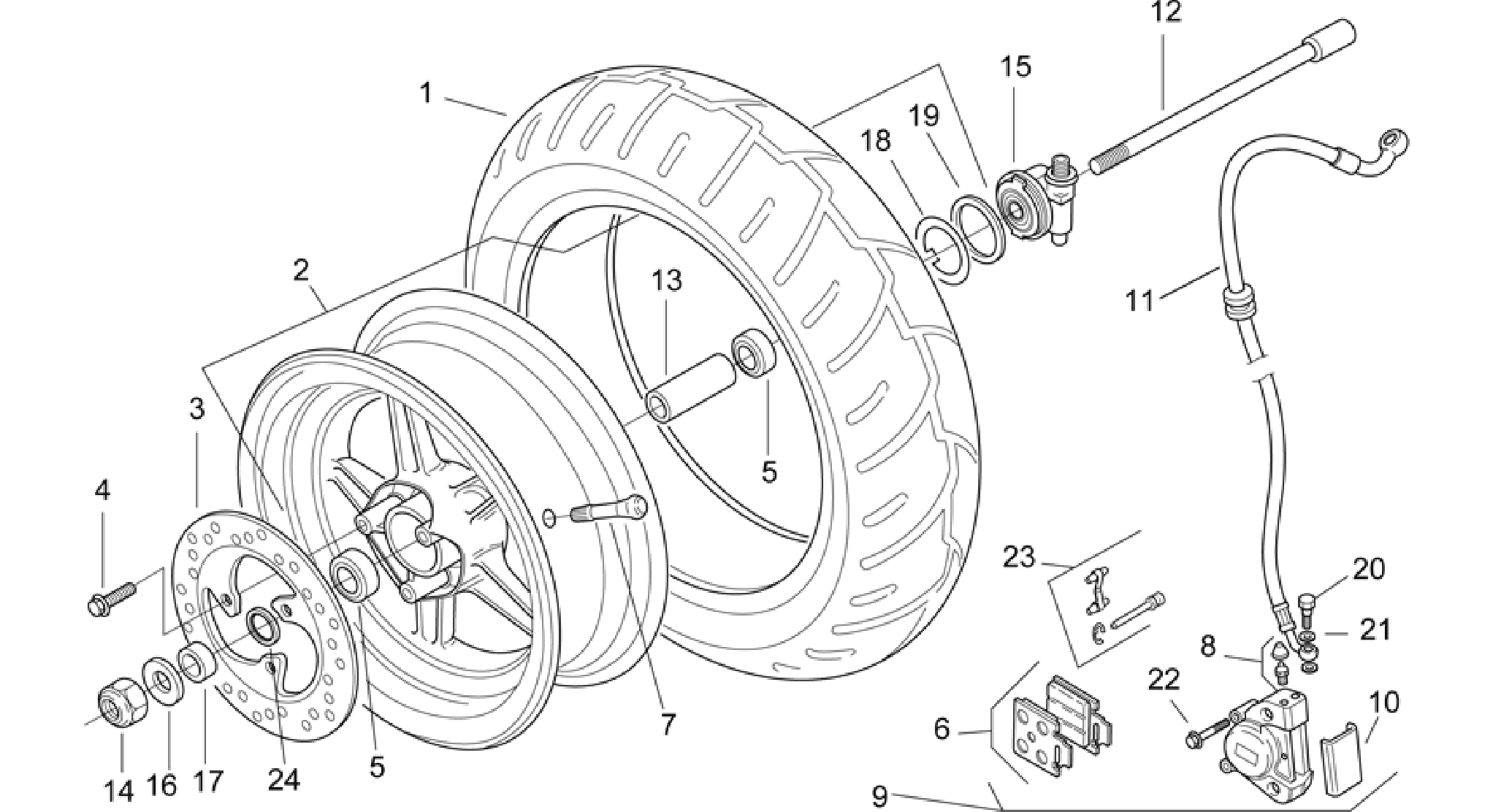 Front wheel